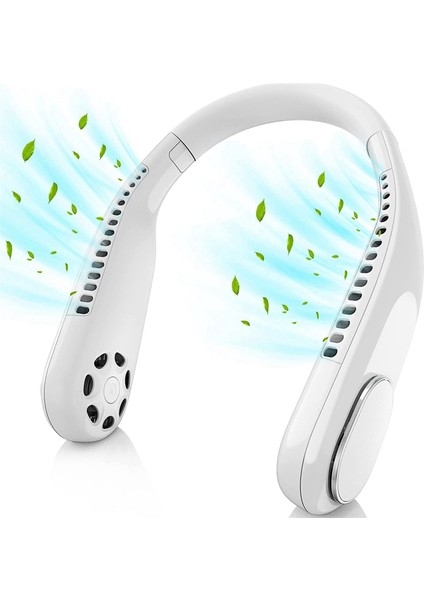 Boyun Fanı 4000MAH Şarj Edilebilir Asılı 3 Hız Ayarı 360°SOĞUTMA (Yurt Dışından)