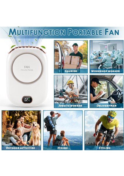Fan Mini USB Soğutucu Şarj Edilebilir Ventilador El Tipi Sessiz Beyaz (Yurt Dışından) indirimleri