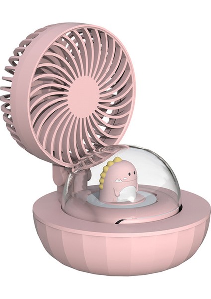 Ev Ofis Için Atmosfer Lambalı Pet Mini Sis Fanı USB Dinozor (Yurt Dışından)
