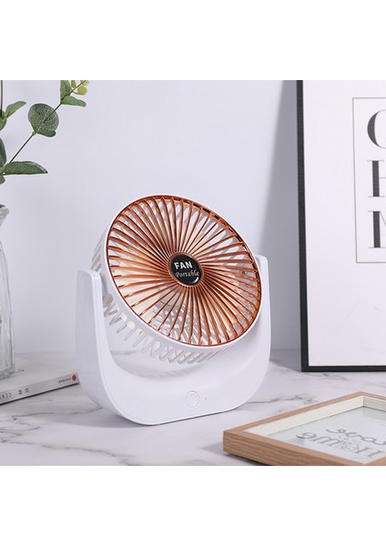 Ev Dış Mekan Masası Için USB Mini El Dilsiz Masaüstü Fanı, Beyaz + Siyah (Yurt Dışından) fırsatları