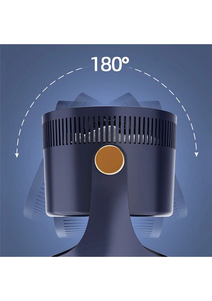 Ev Masası USB Şarj Edilebilir Sirkülasyon Elektrikli Fan 2400MAH B (Yurt Dışından)