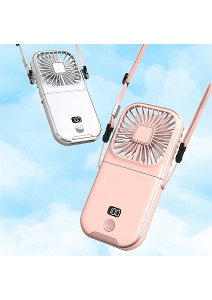 3'ü 1 Arada Taşınabilir El Tipi Fan 3000MAH Çok Fonksiyonlu Katlanır Fan-D (Yurt Dışından)