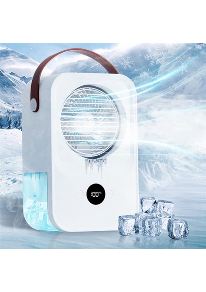 Portatif Hava Soğutucu, Güçlü 4 Vitesli, Sessiz, 650 ml Su Deposu (Yurt Dışından)