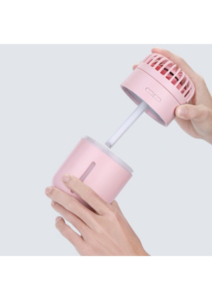 Fanlı Şarj Edilebilir Sessiz Ultrasonikli Serin Mist Nemlendirici (Pembe) (Yurt Dışından) fırsatları