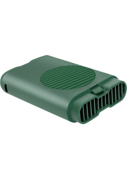 Mini Taşınabilir Asma Boyun Fanı USB Dış Mekan, Yeşil Için Giyilebilir Asın (Yurt Dışından)