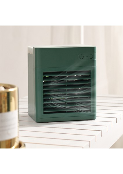 Ofis Ev Için Mini Sprey Fan Şarjlı Klima Fanı, Beyaz (Yurt Dışından)