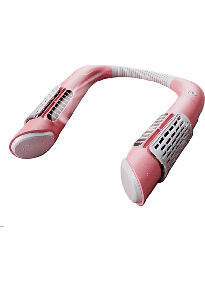 Ev Dış Mekan Mini Soğutucu Için Bladeless Asma Boyunlu USB Fan - Pembe (Yurt Dışından)