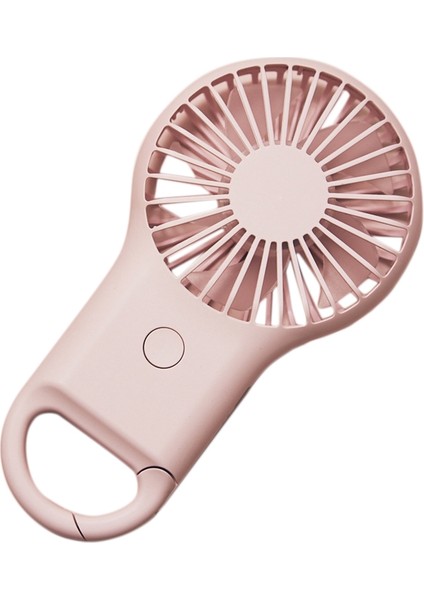 Mini Saplı Fan Akülü Karabina USB Mini Fan Pembe (Yurt Dışından)