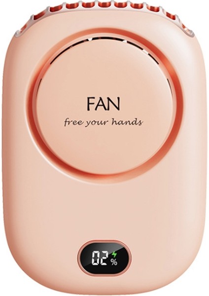 Fan Mini USB Soğutucu Şarj Edilebilir Ventilador El Tipi Sessiz Pembe (Yurt Dışından)