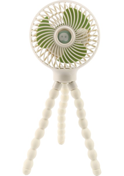 Mini El Tipi Bebek Arabası Fanı, Esnek Tripodlu, Kamp Için Beyaz (Yurt Dışından) fiyatları