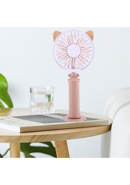 Renkli USB Gece Lambası Hava Soğutma Fanı Kedi Şekli (Kahverengi) (Yurt Dışından) modelleri
