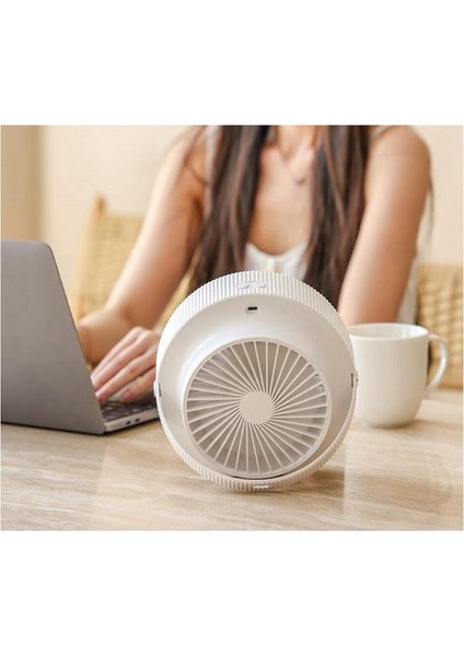 4000MAH Kamp Tripod Fan Işık USB Şarj Edilebilir Mini Fan (Yurt Dışından) indirimleri