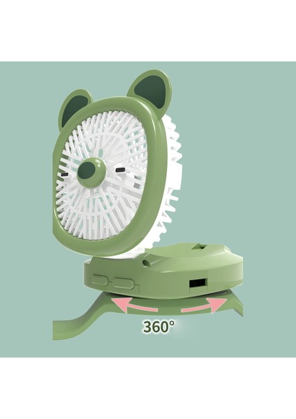 Mini Izle Fan Hava Soğutma Fanı Öğrenci Çocuk Hediyeleri Için USB Şarjı-C (Yurt Dışından)
