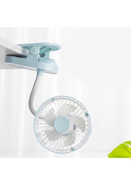 Taşınabilir Mini Klipsli Fan, 3 Hız Ayarı, Esnek Bükülebilir USB Beyaz (Yurt Dışından) fırsatları