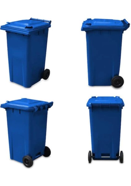 3 Adet Plastik Çöp Konteyneri 240 Litre - Isıya Karşı Dayanıklı -(Faras Hediyeli) fırsatları