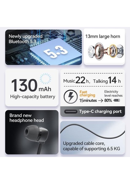 F920 Bluetooth Kulaklık, Yaka Klipsi, Geri Çekme Teli, Titreşim, 2024 Yeni Sürüm (Yurt Dışından)