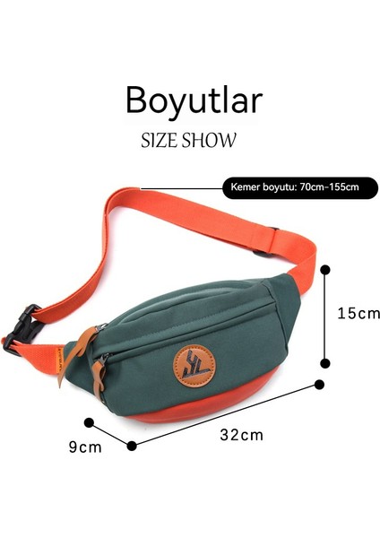 Xiaopeng Store Al Stars Bel Çantası Crossbody Omuz Çantası Göğüs Çantası Spor Salonu Telefon Çantası (Yurt Dışından)