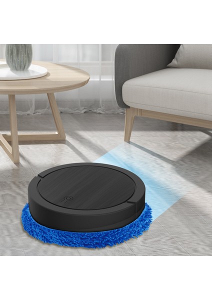 Akıllı Ev Islak Kuru Paspas Robotu Akıllı Hepsi Bir Arada Temizlik Akıllı Kontrol Robotlu Süpürge Siyah (Yurt Dışından)