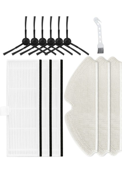 M7 Pro Elektrikli Süpürge Yedek Parçaları Için Hepa Filtre Paspas Bezi Değiştirme Kiti (Yurt Dışından)