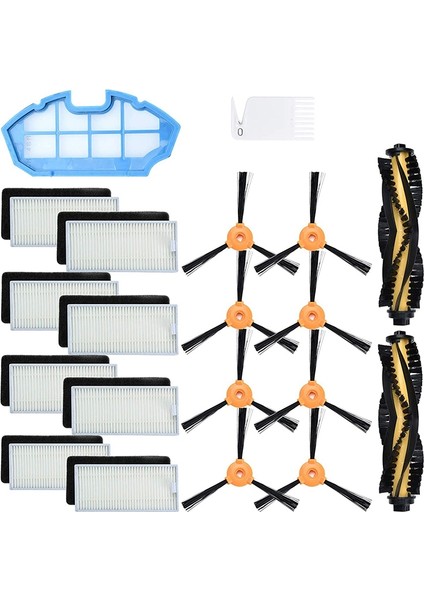 Deebot N79 N79S N79SE Robotik Vakum Ana Fırça, Filtre, Birincil Filtre, Yan Fırça Için Yedek Aksesuarlar Kiti (Yurt Dışından)