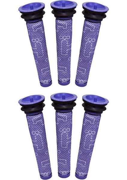 V6, V7, , DC58, DC59, DC61, DC62, Hayvan, Yıkanabilir Ön Filtre Parçası ile Uyumlu 6 Premium Vakum Ön Filtresi (Yurt Dışından)