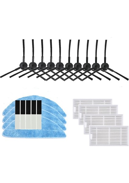 Yan Fırça Hepa Filtre Paspas Pedi V5 V5S V3 V3S V5 Pro X5 Robotlu Süpürge Parçaları Aksesuarları (Yurt Dışından)