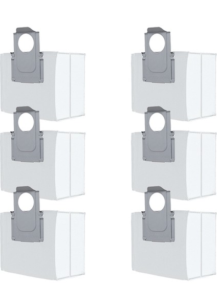 G10S G10S Pro T8 S7 Ultra Elektrikli Süpürge Aksesuarları Için 6 Adet Yedek Parçalar Toz Torbaları (Yurt Dışından)