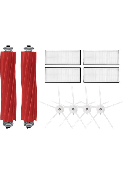 Ana Fırça Hepa Filtre T7 T7PLUS T7S T7SPLUS S7 Elektrikli Süpürge Yedek Parça Aksesuarları-Beyaz (Yurt Dışından)