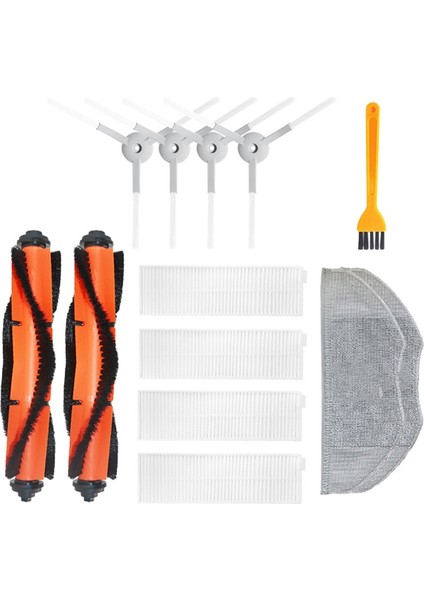 Ana Fırça Hepa Filtre Yan Fırça Paspas Bezi Seti G1 Robotlu Süpürge Parçaları Aksesuarları Mjstg1 (Yurt Dışından)