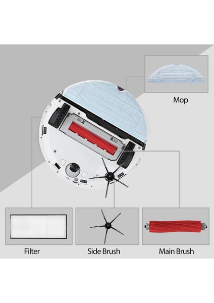 Yedek Ana Fırça Yan Fırça Hepa Filtre S7 T7S T7S Plus G10 Elektrikli Süpürge Aksesuarları Için Uyumlu (Yurt Dışından) fırsatları