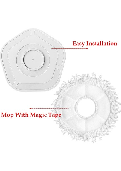 12 Adet Ayrılabilir Paspas Bezleri Paspas Stentleri Bot W10/W10 Pro Robotlu Süpürge Yedek Paspas Pedi Parçaları (Yurt Dışından) modelleri