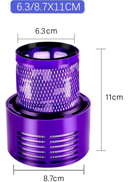 V10 Elektrikli Süpürge Aksesuarları Için Uyumlu Yedek Parçalar Hepa Filtresi DY-969082-01'I Değiştirin (Yurt Dışından) indirimleri