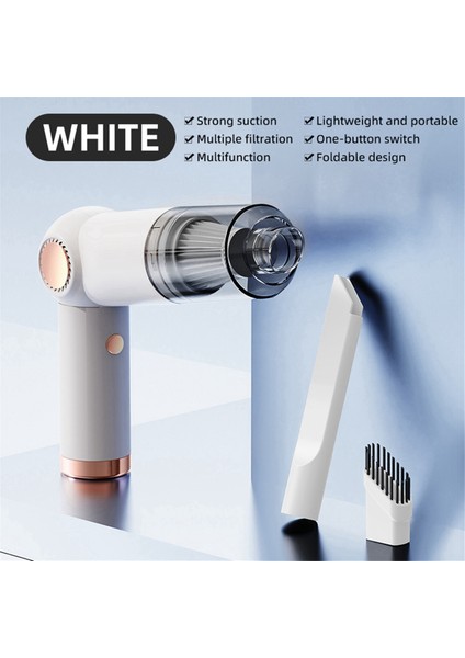 Mini Elektrikli Süpürge Katlanır Taşınabilir USB Şarj Edilebilir Kablosuz El Yüksek Emişli Elektrikli Süpürge Ev Araba Için (Yurt Dışından) fırsatları