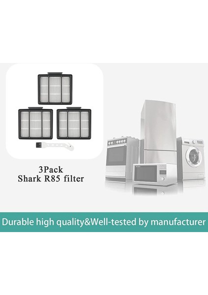 Ion Robot R85 RV850 S87 Elektrikli Süpürge Aksesuarları Için Uyumlu Yedek Filtre Parçaları Değiştirin (Yurt Dışından) fırsatları