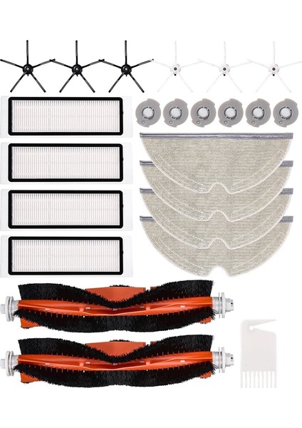 Yedek Parçalar Ana Fırça Yan Fırça Hepa Filtreler S5 S5MAX S6 Elektrikli Süpürge Aksesuarları Için Uyumlu (Yurt Dışından)