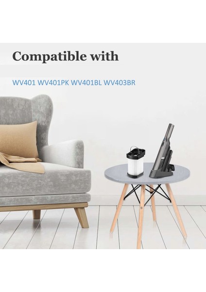 WV401 WV401BL WV403BR Elektrikli Süpürge Aksesuarları Parça XFFWV400 Için Uyumlu Yedek Parçalar Hepa Filtre (Yurt Dışından) fiyatları