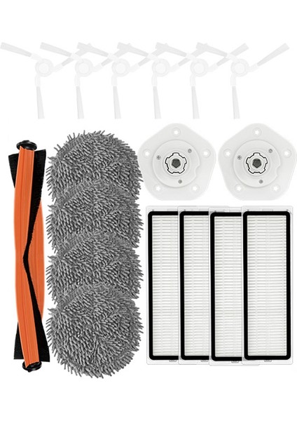 Pro STYTJ06ZHM Robotik Süpürge Için Ana Yan Fırça Filtresi ve Paspas Pedleri Yedek Aksesuarlar (Yurt Dışından)