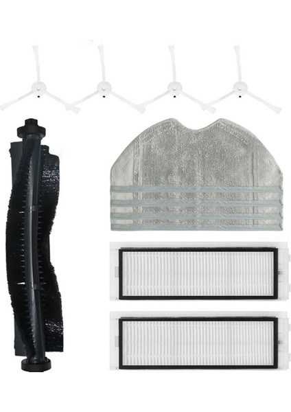 360 S5/s7 Robotlu Süpürge Yedek Parça Yıkanabilir Hepa Filtre Paspas Bezi Yedek Aksesuar (Yurt Dışından)