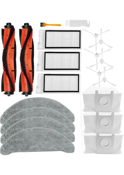 Ana Fırça Yan Fırça Filtresi Paspas Bezi Toz Torbası Eve Plus Robot Süpürge Için Yedek Aksesuarlar (Yurt Dışından)