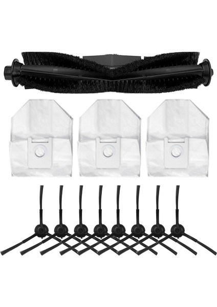 Ana Fırça Toz Torbası Geri Dönüştürülebilir Paspaslar Bezler Eve Plus Robot Temizleyici Için Yan Fırça Parçaları Aksesuarları (Yurt Dışından)