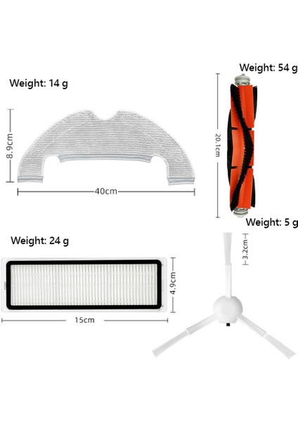 Ana Yan Fırça Hepa Filtre Paspas Bezi Yedek Aksesuar Parçaları Kitleri Için STYTJ05ZHM Elektrikli Süpürge (Yurt Dışından) fırsatları