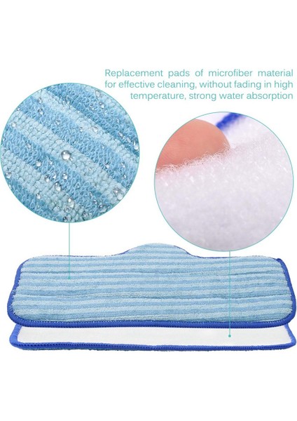 Temiz Buharlı Paspas Aksesuarları Için Uyumlu Yedek Parçalar Paspas Pedi Yeniden Kullanılabilir Yıkanabilir Paspas Bezi Pedleri (Yurt Dışından) modelleri