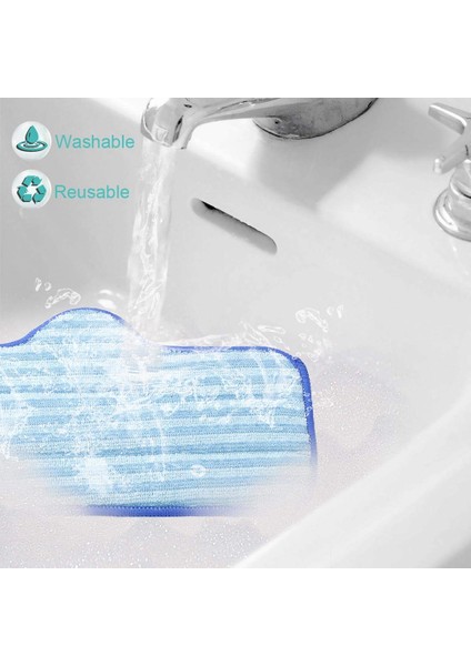 Temiz Buharlı Paspas Aksesuarları Için Uyumlu Yedek Parçalar Paspas Pedi Yeniden Kullanılabilir Yıkanabilir Paspas Bezi Pedleri (Yurt Dışından) fırsatları
