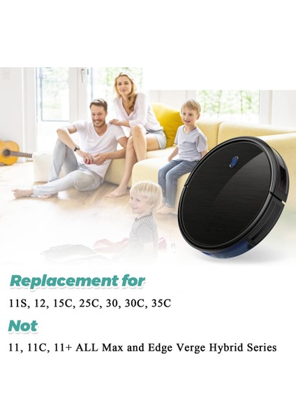 Robovac 11S, 12, 15C, 30, 30C Robot Süpürge Yan Fırça Filtresi Yedek Parçaları (Yurt Dışından)