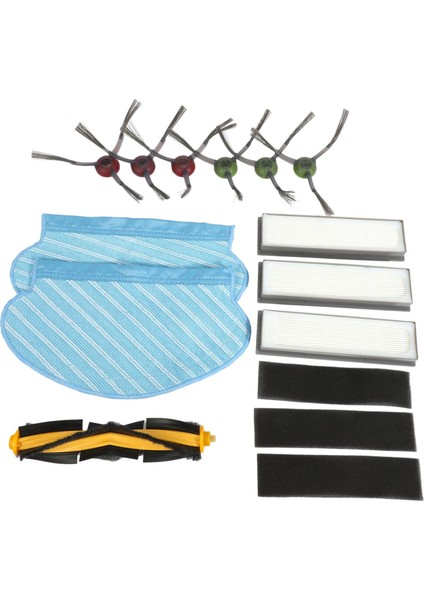 Filtreler Fırça Paspas Bezi Seti Deebot Ozmo 920 950 Elektrikli Süpürge Parçaları Yedek Aksesuarlar (Yurt Dışından)