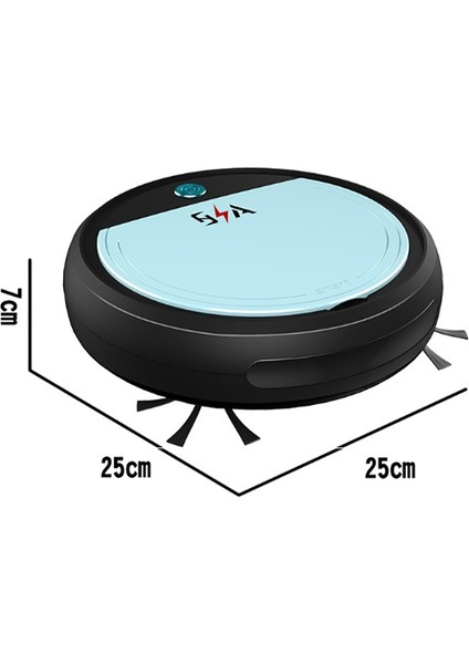 Şarj Edilebilir Akıllı Robot 4'ü 1 Arada 3200PA USB Otomatik Akıllı Süpürme Robotu Uv Sterilizatör Güçlü Emişli Elektrikli Süpürgeler Beyaz ve Pembe (Yurt Dışından)