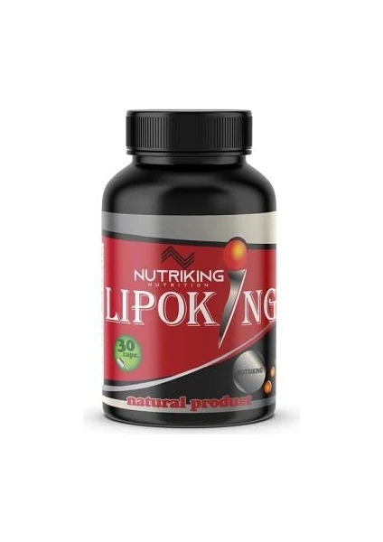 Lipoking Green Tea+Caffeine 30 Kapsül