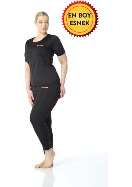 Termal Sauna Fermuarlı Kısa Kollu Eşofman Takımı indirimleri