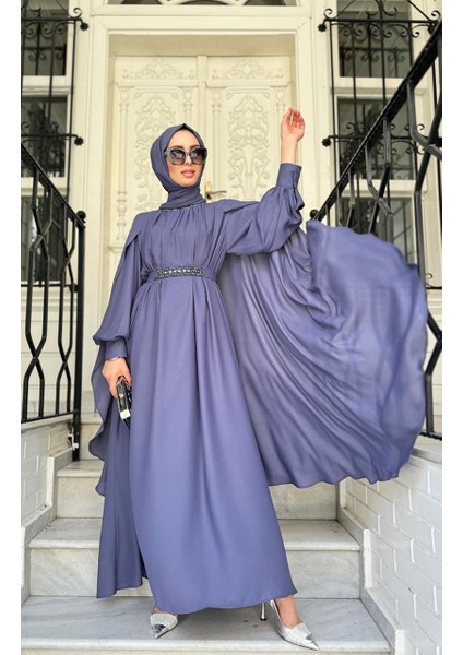 Elbise 124Y35013 Mor