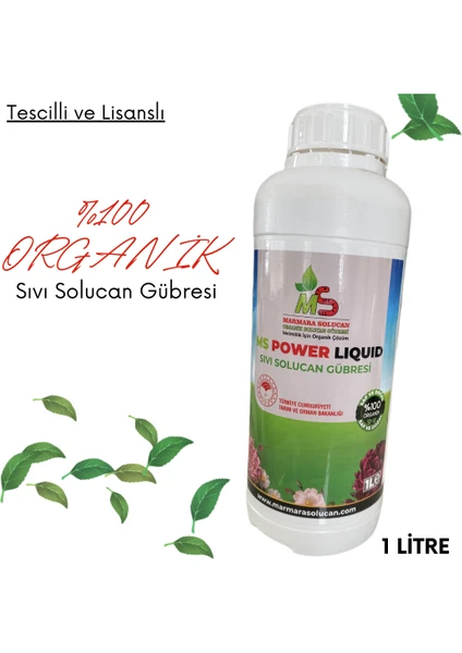 NeFizz Doğa Doğal Sıvı Solucan Gübresi (1 Lt) (Tescilli ve Lisanslı)